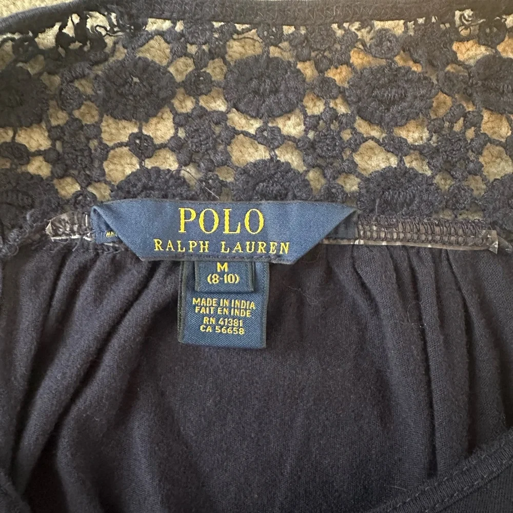 Navy Ralph Lauren Graphic Tank Top